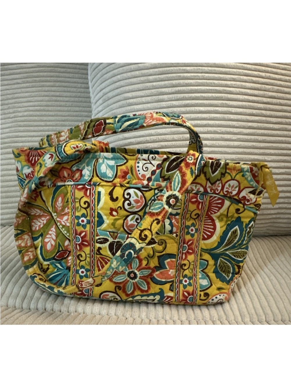 Vera Bradley Provencal Quilted Tote Bag